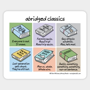 abridged classics Sticker